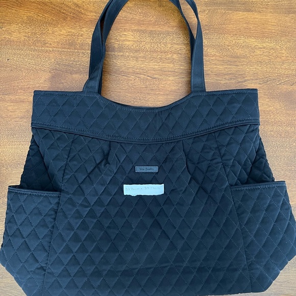 Vera Bradley Black Quilted Tote - Picture 2 of 4